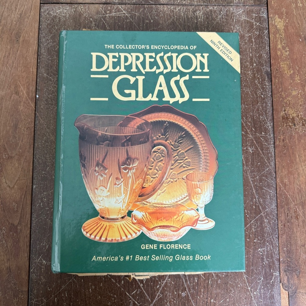 Depression Glass Collector's Encyclopedia 9th Ed. Signed‎ Gene Florence